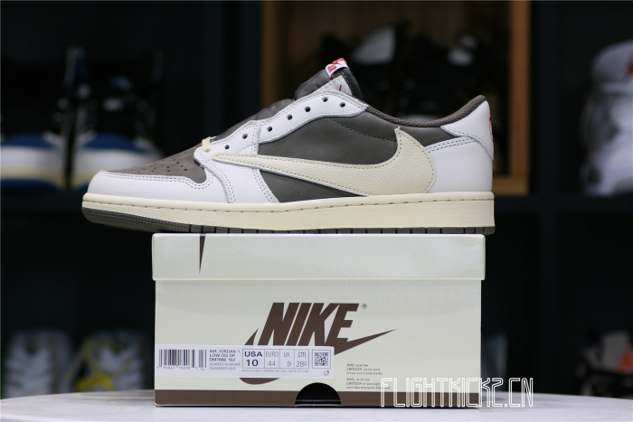 US Warehouse:Travis Scott x Air Jordan 1 Low OG  Reverse Mocha