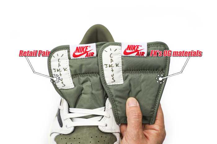 US Warehouse:Travis Scott x Air Jordan 1 ' Medium Olive'