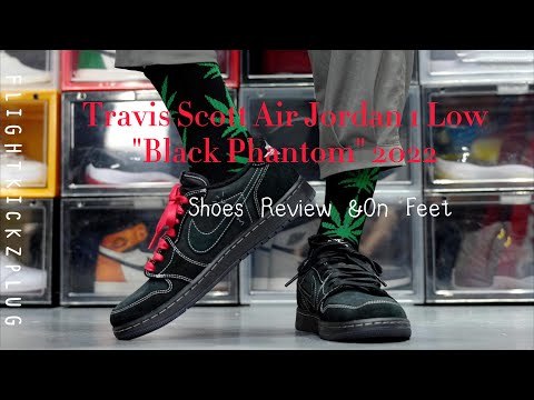 Travis Scott x Nike Air Jordan 1 Low OG “Black/Phantom” (Ship From US,For US customers only ）