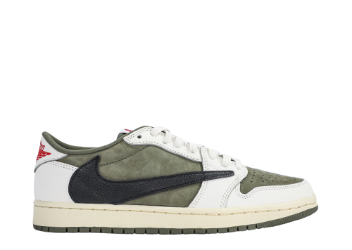 Travis Scott x Air Jordan 1 ' Medium Olive' (Ship From US,For US customers only ）