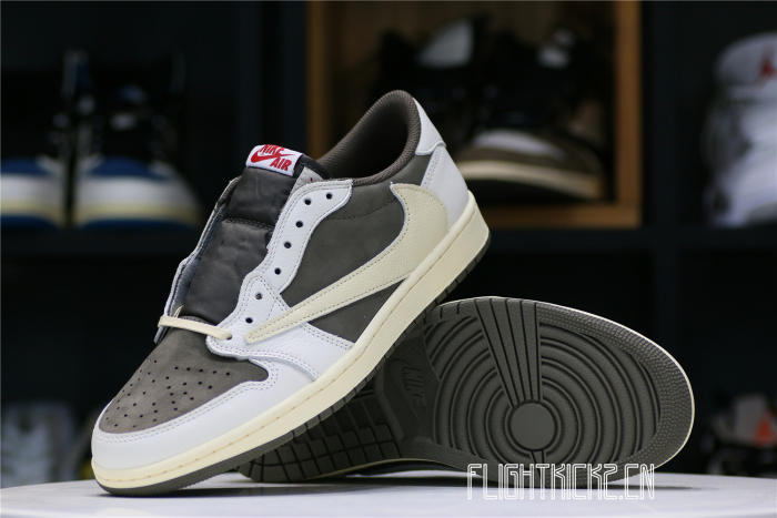 US Warehouse:Travis Scott x Air Jordan 1 Low OG  Reverse Mocha