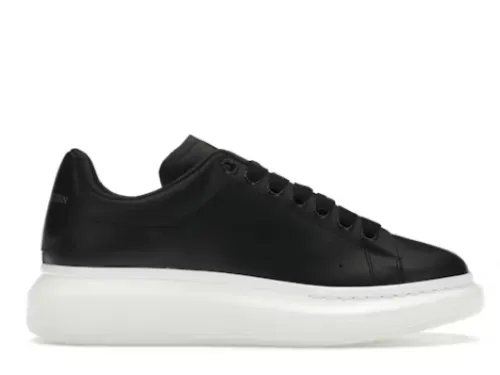 Alexande* McQuee* Oversized Sneaker Black White Sole