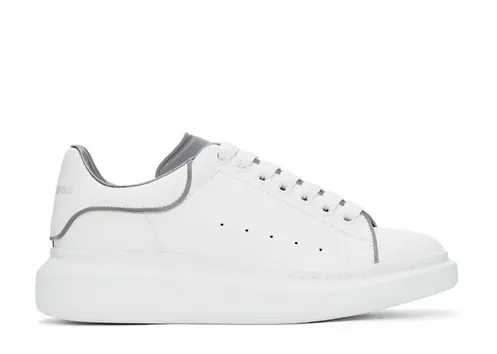 Alexande* McQuee* Oversized Sneaker White Gray 3M