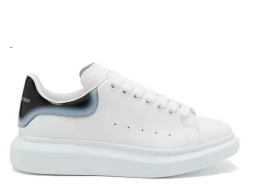 Alexande* McQuee* Oversized Sneaker White Black Fade
