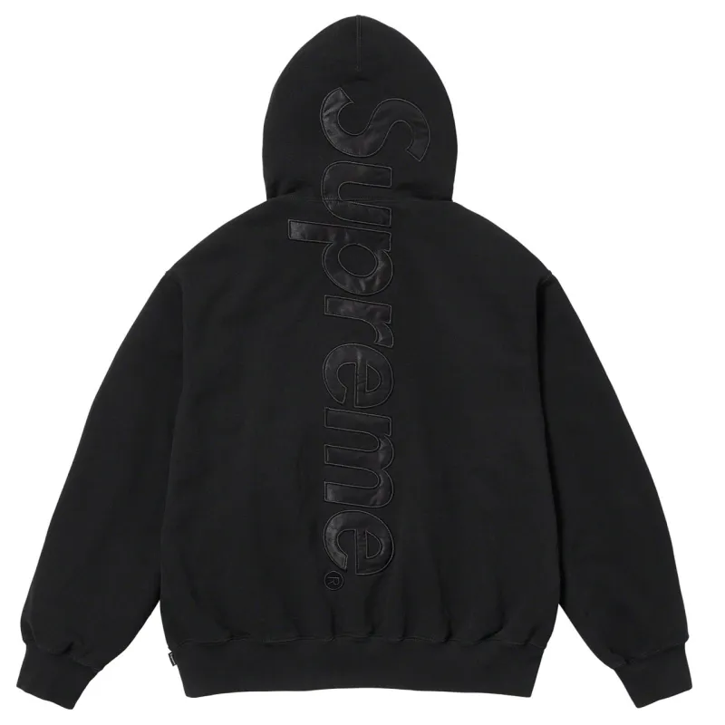 Supreme 22FW Satin Appliqué Hooded Sweatshirt