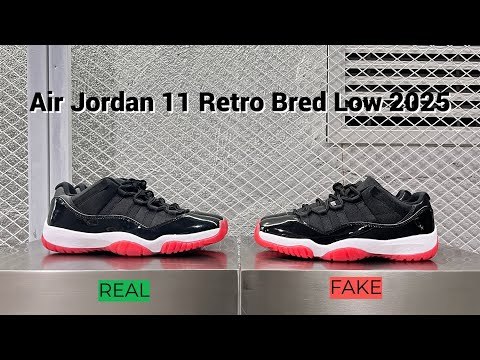 Air Jordan 11 Retro Bred Low 2025 (Ln5 A1)