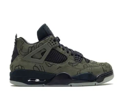 Kaws X Air Jordan 4 Retro Green Sample ( Ln5 A1 Batch)