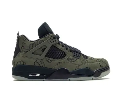 Kaws X Air Jordan 4 Retro Green Sample（A1）