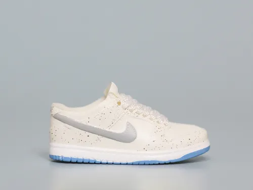 Mini Sneaker Nike Dunk Low 'White Light Armory Blue' 3D keychain