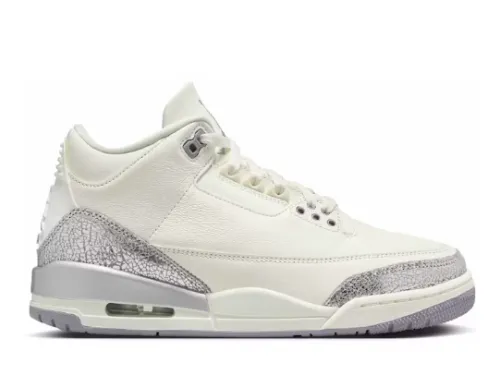 Air Jordan 3 Retro Sail Cement Grey 2025 (Ln5 A1)