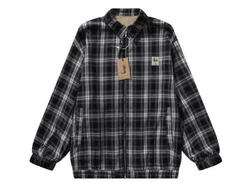 Stussy Double-sided Reversible Zipper Jacket Shirt