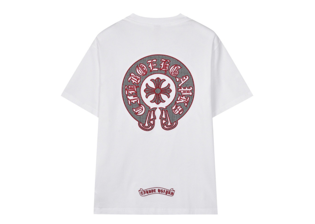 Chrome Hearts T-Shirt 2025 Appliqué heavy embroidery Tee