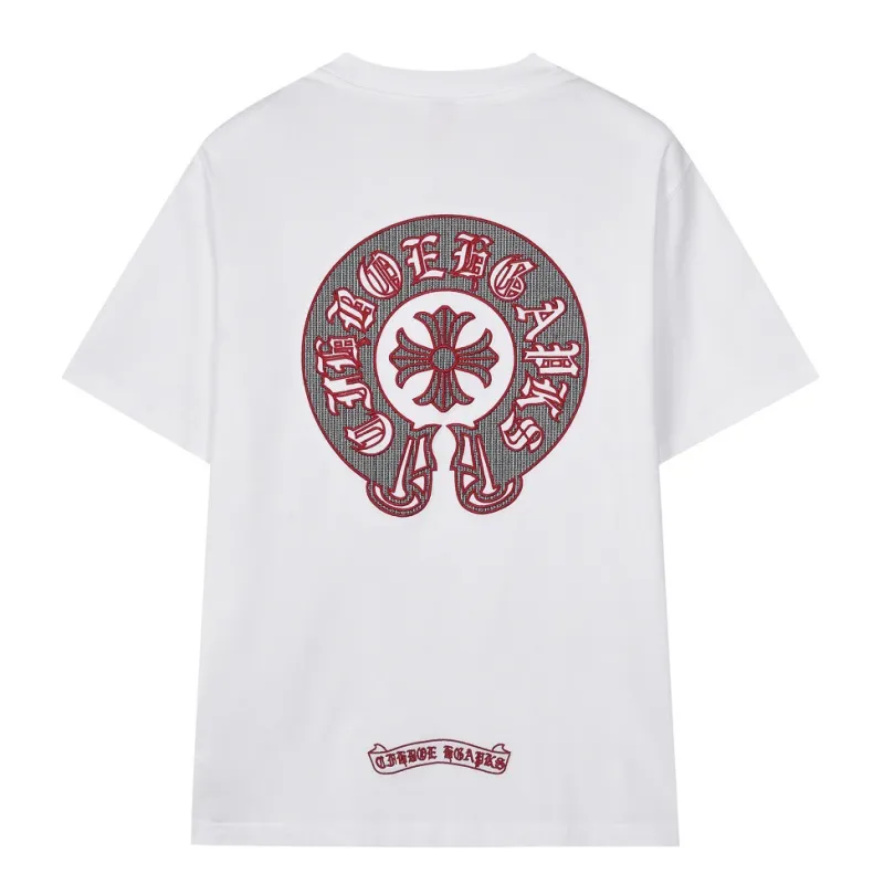 Chrome Hearts T-Shirt 2025 Appliqué heavy embroidery Tee