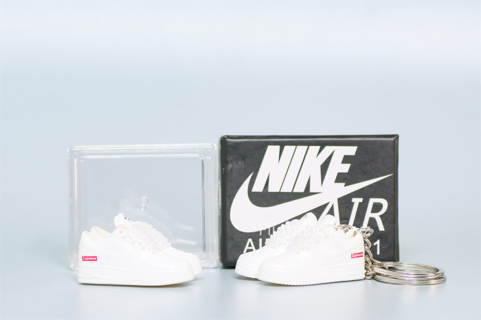 Mini Sneaker Air Force 1 '07 Virgil X Moma Off White X MOMA 3D keychain
