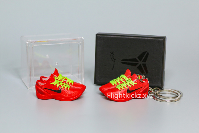 Mini Sneaker Nike Kobe 6 Protro Reverse Grinch  3D keychain