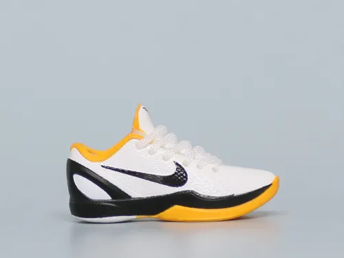 Mini Sneaker Nike Zoom Kobe 6 Protro Playoff Pack White Del Sol 3D keychain