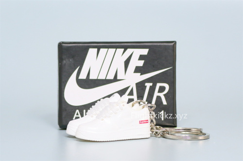 Mini Sneaker Air Force 1 '07 Virgil X Moma Off White X MOMA 3D keychain