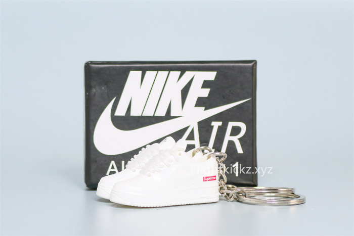 Mini Sneaker Air Force 1 '07 Virgil X Moma Off White X MOMA 3D keychain