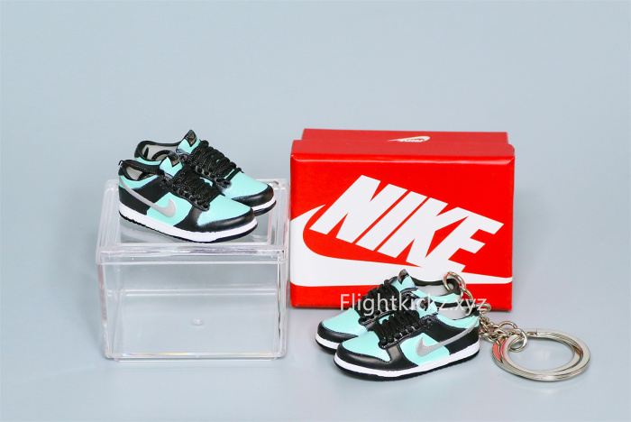 Mini Sneaker Tiffany C0 x Nike Dunk SB 3D keychain
