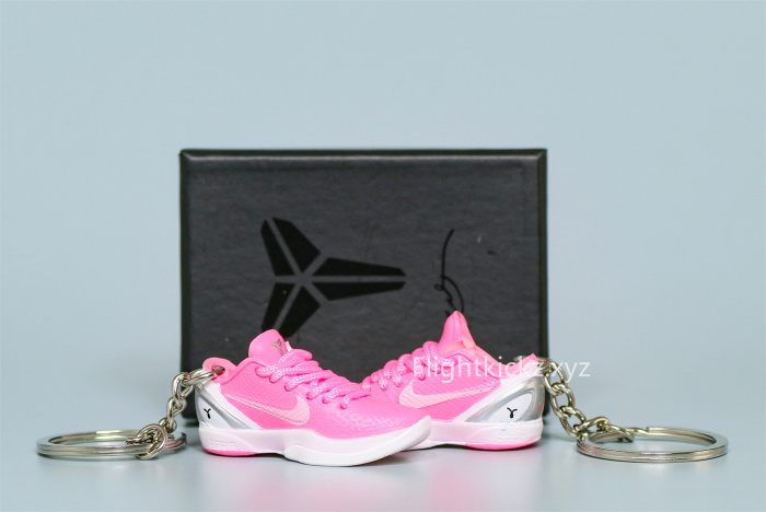 Mini Sneaker Nike Zoom Kobe Protro 6 Think Pink 3D keychain