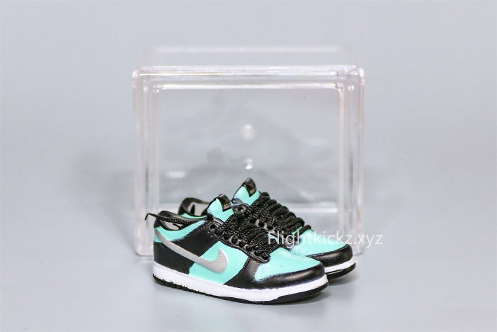 Mini Sneaker Tiffany C0 x Nike Dunk SB 3D keychain