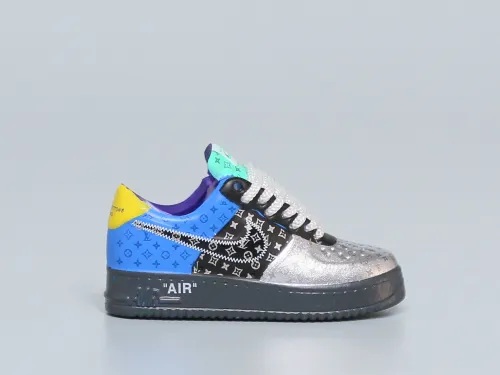 Mini Sneaker Li0us V x Air Force 1 Patchwork 3D keychain