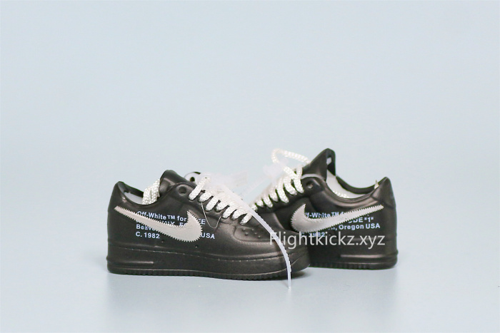 Mini Sneaker Air Force 1 '07 Virgil X Moma Off White X MOMA 3D keychain