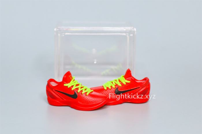 Mini Sneaker Nike Kobe 6 Protro Reverse Grinch  3D keychain