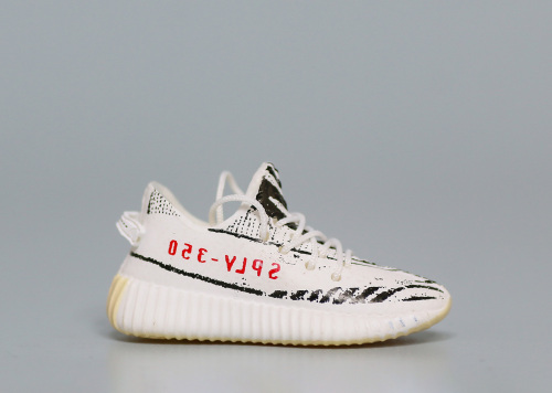 Mini Sneaker Yeezy Boost 350 Zebra 3D keychain