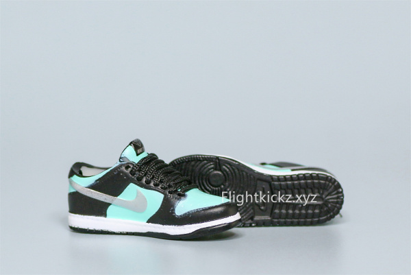 Mini Sneaker Tiffany C0 x Nike Dunk SB 3D keychain