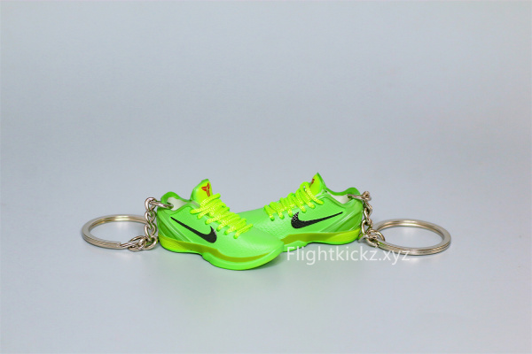 Mini SneakerNike Zoom Kobe 6 Protro “Grinch” 3D keychain