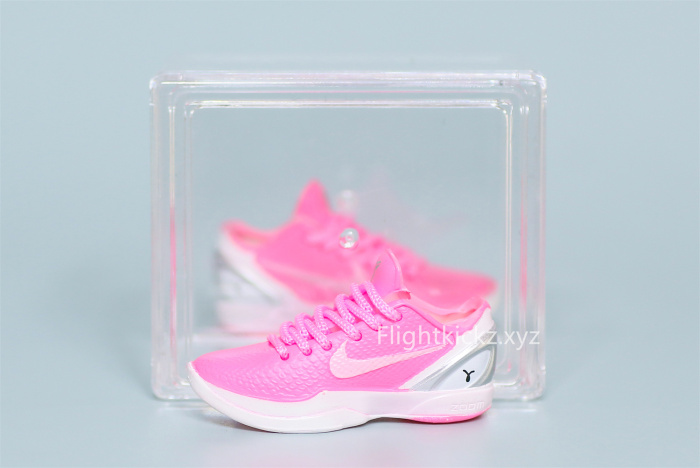 Mini Sneaker Nike Zoom Kobe Protro 6 Think Pink 3D keychain