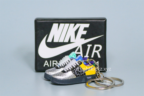 Mini Sneaker  Li0us V x Air Force 1 Patchwork 3D keychain