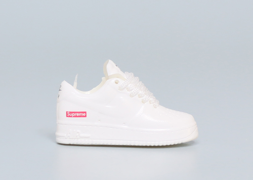 Mini Sneaker Air Force 1 '07 Virgil X Moma Off White X MOMA 3D keychain