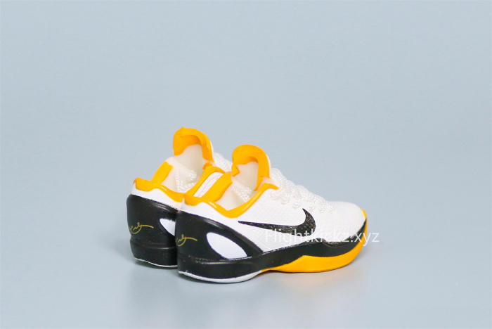 Mini Sneaker Nike Zoom Kobe 6 Protro Playoff Pack White Del Sol 3D keychain