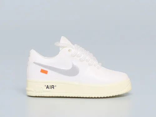 Mini Sneaker Off-White x Nike Air Force 1 Low White Complexcon 3D keychain