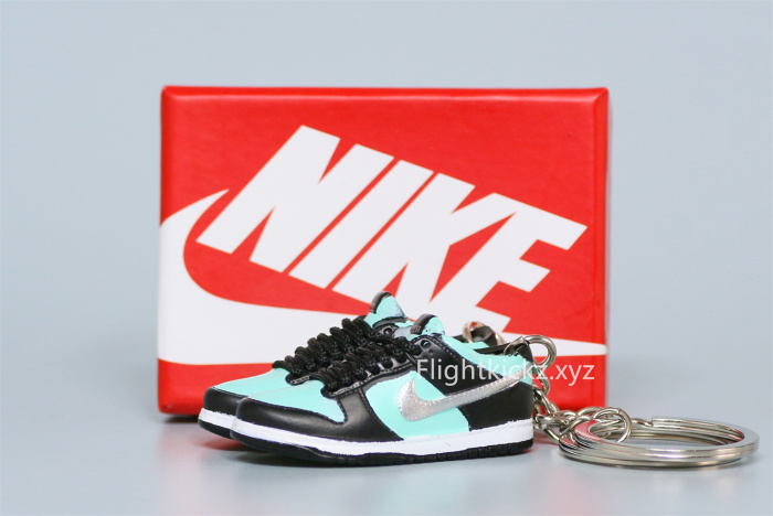 Mini Sneaker Tiffany C0 x Nike Dunk SB 3D keychain