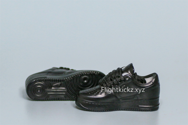 Mini Sneaker  Supreme x Air Force 1 Black 3D keychain
