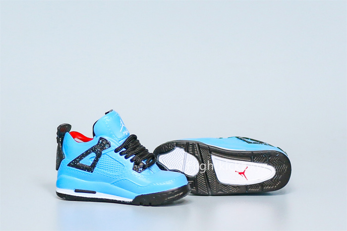 Mini Sneaker Travis Scott x Jordan 4 3D keychain