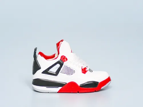 Mini Sneaker Air Jordan 4 Fire Red 3D keychain