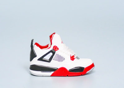 Mini Sneaker Air Jordan 4 Fire Red 3D keychain