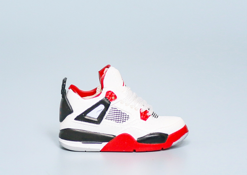 Mini Sneaker Air Jordan 4 Fire Red 3D keychain