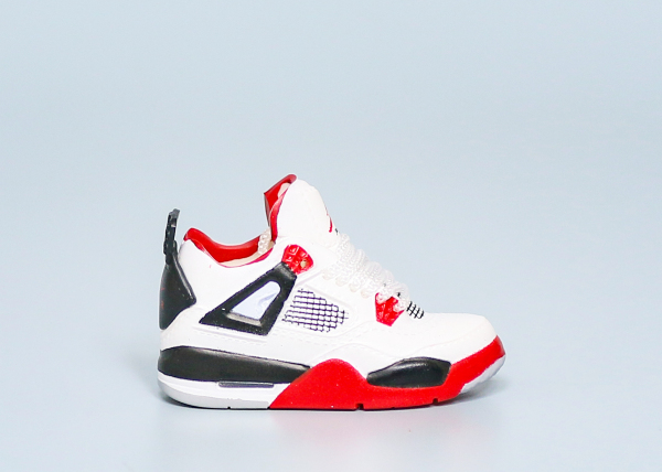 Mini Sneaker Air Jordan 4 Fire Red 3D keychain