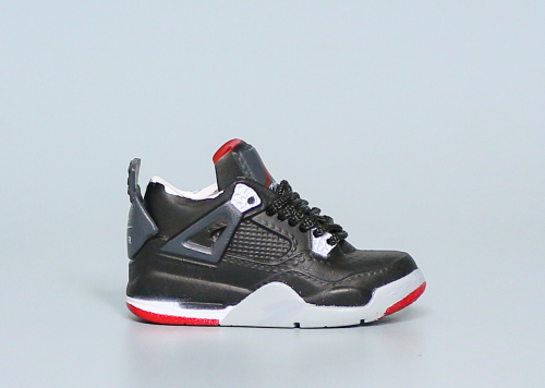 Mini Sneaker Air Jordan 4 Bred 3D keychain