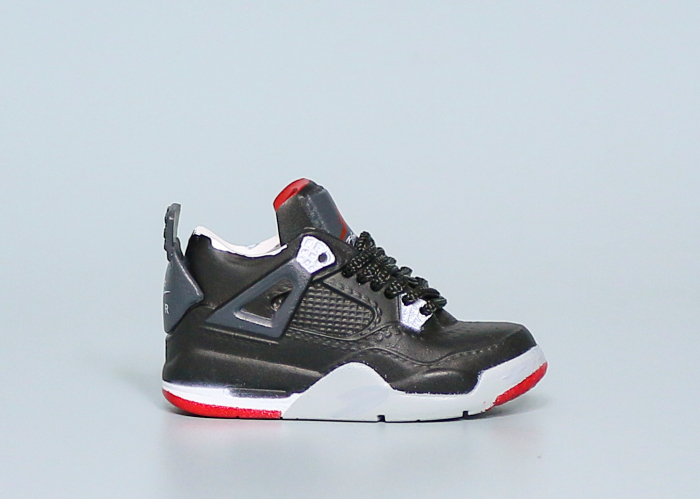 Mini Sneaker Air Jordan 4 Bred 3D keychain