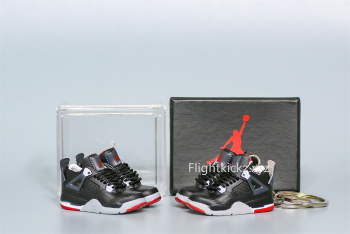 Mini Sneaker Air Jordan 4 Bred 3D keychain