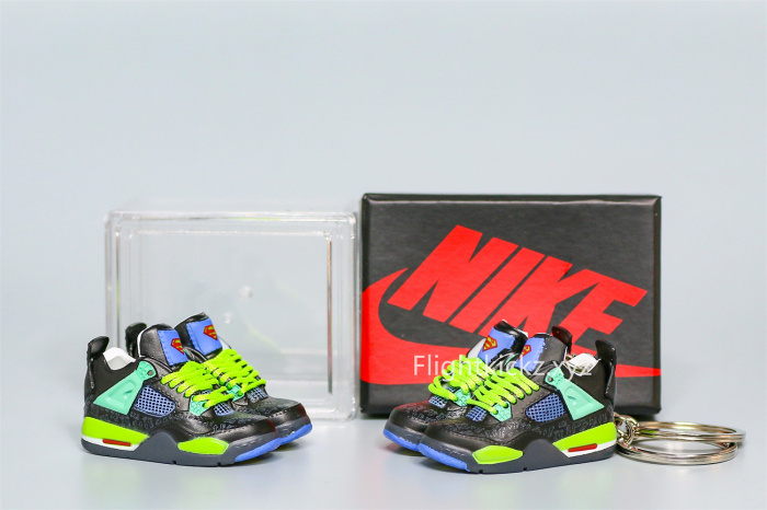 Mini Sneaker Air Jordan 14 DB Super Man 3D keychain