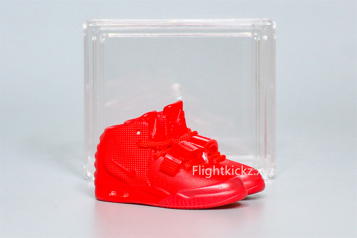 Mini Sneaker Nike Air Yeezy 2  Red October 3D keychain