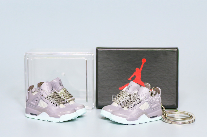 Mini Sneaker Kaws X Air Jordan 4 Grey 3D keychain