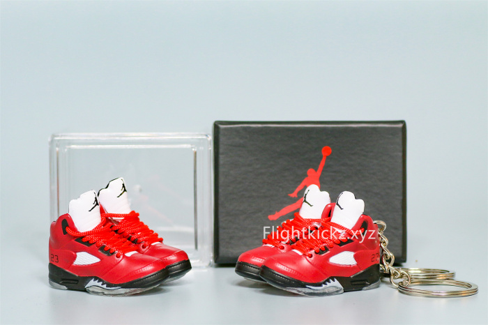 Mini Sneaker Air Jordan 5 Bull 3D keychain